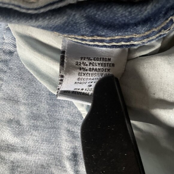 Miss Me Womens Bootcut Jeans With Embellished Pockets Size 29 Blue Denim Cotton - Picture 5 of 8